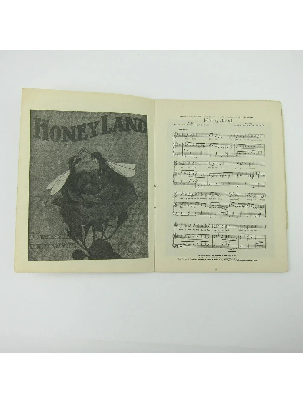 Sheet Music Sampler Booklet Jerome H. Remick & Co Catalog Antique 1909 RARE